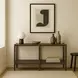 Sinclair Walnut Rectangular Console Table