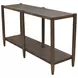Sinclair Walnut Rectangular Console Table
