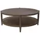 Sinclair Walnut Round Coffee Table