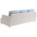 Ocean Breeze Promenade Blue Outdoor 81" Sofa