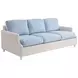 Ocean Breeze Promenade Blue Outdoor 81" Sofa