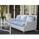 Ocean Breeze Promenade Blue Outdoor 81" Sofa