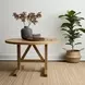 Eleanor Natural 42" Extendable Round Dining Table
