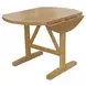 Eleanor Natural 42" Extendable Round Dining Table