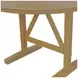 Eleanor Natural 42" Extendable Round Dining Table