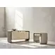 Lomond Tarnished Nickel Nightstand