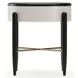 Madera Walnut and Opal Ash 1 Drawer Accent Nightstand