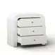 Hump White Arched 3 Drawer Chest