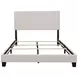 Boyd Ivory California King Upholstered Panel Bed with Nailhead Trim