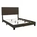 Boyd Charcoal Upholstered Queen Panel Bed