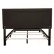 Boyd Charcoal Upholstered Queen Panel Bed