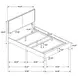Boyd Charcoal Upholstered Queen Panel Bed