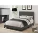 Boyd Charcoal Upholstered Queen Panel Bed