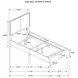 Boyd Charcoal Upholstered Twin Panel Bed