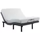 Clara Gray and Black California King Adjustable Bed