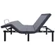 Clara Gray and Black California King Adjustable Bed