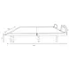 Clara Gray and Black California King Adjustable Bed