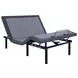 Negan Black and Gray California King Adjustable Bed with USB Charging