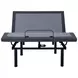 Negan Black and Gray California King Adjustable Bed with USB Charging