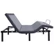 Negan Grey Fabric Twin Xl Adjustable Bed Base