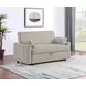 Portland Latte Boucle Sleeper 60" Sofa Bed