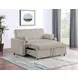 Portland Latte Boucle Sleeper 60" Sofa Bed