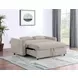 Portland Latte Boucle Sleeper 60" Sofa Bed