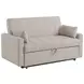 Portland Latte Boucle Sleeper 60" Sofa Bed