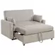 Portland Latte Boucle Sleeper 60" Sofa Bed