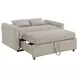 Portland Latte Boucle Sleeper 60" Sofa Bed