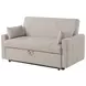 Portland Latte Boucle Sleeper 60" Sofa Bed