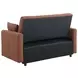 Portland Copper Boucle Sleeper 60" Sofa Bed