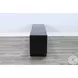 Napa Hearth Black Oak Melamine 56" Media Console with Crystal Fireplace Insert
