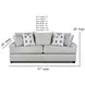 Premier Taupe Performance Fabric 97" Sofa