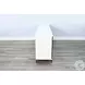 Newport Modern White Oak Melamine 70" Media Console with Log Fireplace Insert