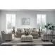 Kittery Dove Beige and Light Gray Upholstered Accent Chair