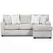 Kittery Dove Beige 93" Sofa Chaise