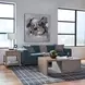Corso Natural and Concrete Rectangular Cocktail Table