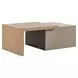 Corso Natural and Concrete Rectangular Cocktail Table