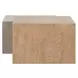 Corso Natural and Concrete Rectangular Cocktail Table