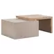 Corso Natural and Concrete Rectangular Cocktail Table