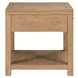 Corso Natural and Concrete Rectangular End Table