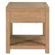 Corso Natural and Concrete Rectangular End Table