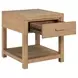 Corso Natural and Concrete Rectangular Occasional Table Set