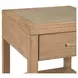 Corso Natural and Concrete Rectangular End Table