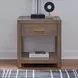 Corso Natural and Concrete Rectangular End Table