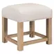 Corso Taupe Mist Upholstered Console Stool