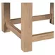 Corso Taupe Mist Upholstered Console Stool