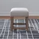 Corso Taupe Mist Upholstered Console Stool