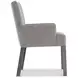 Menton Gray Arm Chair Set of 2